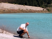 Wasserentnahne beim großen Almatiner See