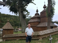 Slowakei Bodruzal Holzkirchen in den Karpaten