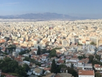 2017 10 04 Blick von der Akropolis auf die riesige Stadt