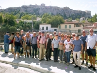 2017 10 04 Athen Blick auf die Akropolis Gruppenfoto