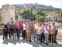 Unterhalb der Akropolis Gruppenfoto