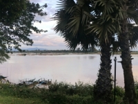 2017 11 09 Champasak Hotel River Resort Blick auf Mekong