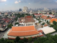 2017 10 27 Bangkok Blick vom Tempel des goldenen Berges