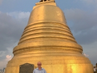 Golden Mount mit Wat Sraket am Gipfel