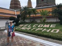 2017 10 27 Bangkok Willkommen im Wat Pho