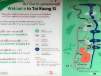 Lageplan des Kuangsi Wasserfall Park