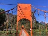Tham Chang Tropfsteinhöhle Zugangsbrücke