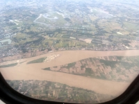 2017 11 09 Flug Vientiane Pakse über Mekong