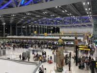 2017 11 11 Bangkok schöner Flughafen