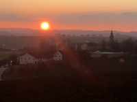 Sonnenuntergang in Kallham
