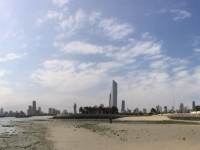 2017 02 17 Kuwait Towers im Panorama