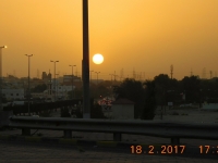 2017 02 18 Kuwait Sonnenuntergang