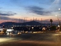 Abendstimmung vom Hafen in Alghero