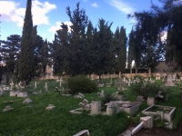Friedhof neben Hotel