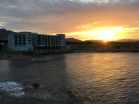 2018 02 28 Beachbar Nähe Hotel perfekter Sonnenuntergang