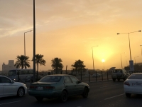 Sonnenaufgang in Doha