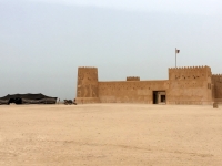 Fort Al Zubara mit Zelt