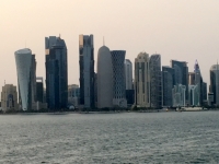2018 04 08 Doha Museum islamische Kunst Blick auf Skyline