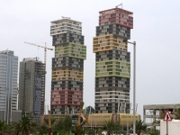 The Marina Twin Towers in Lusail