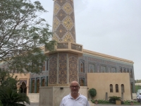 2018 04 08 Doha Kulturstadt Katara Moschee mit Minarett Reisewelt on Tour