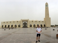 2018 04 09 Doha vor der grossen Moschee Reisewelt on Tour