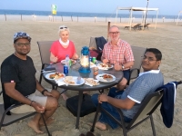 2018 04 09 Doha Wüstensafari im Gulf Adventure Camp unsere kleine Gruppe