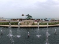 2018 04 08 Doha Blick vom Ampitheater zum Strand