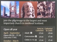 Ehemaligs grösste und wichtigste Kathedrale Schottlandes