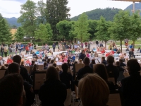 Viele Zuschauer im Kurpark Bad Ischl