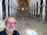 Basilica Aquileia mit Mosaikboden