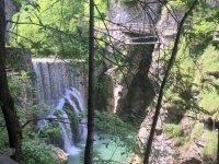 Wasserfall beim Eingang in die Rappenschlucht