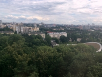 Blick auf Minsk vom Riesenrad