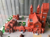 Rote Kirche vom Hl Simon Modell