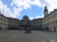 2018 06 27 Schloss Nieswiez Innenhof