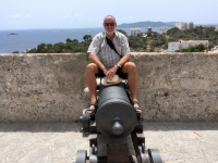 2018 07 13 Ibiza Festung mit Kanone