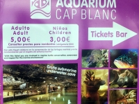 Sant Antoni Aquarium Cap Blanc Eingangsbereich