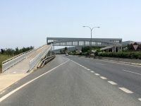 Moderne Autobahnbrücke