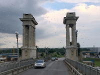 Beginn Friedensbrücke auf der bulgarischen Seite