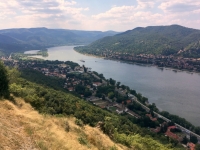 Blick auf das Donauknie