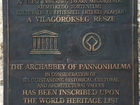 Ungarn Benediktinerabtei Pannonhalma Tafel 1