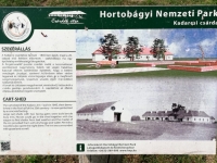 Ankunft im Nationalpark Hortobagy Erklärungstafel