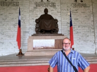 2018 09 24 Taipei Chiang Kai Shek Gedächtnishalle mit Statue