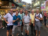 2018 09 23 Taipei Beginn des Rundgangs im Shilin Nachtmarkt