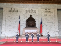 2018 09 24 Taipei Chiang Kai Shek Gedächtnishalle Wachablöse