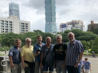 2018 09 24 Taipei Tower 101 von Sun Yat Halle aus gesehen 2