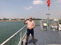 2018 09 26 Tainan Anping Marineschiff 925 Wasserentnahme