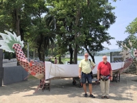 2018 09 28 Kaoshiung Lotussee mit Drachenboot