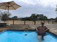 2018 10 25 Okawango Delta Pool im Mopiri Camp