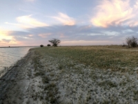 2018 10 27 Makgadikgade Salzpfanne beginnender Sonnenuntergang