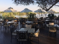 Livingstone Royal Hotel Restaurant am Fluss